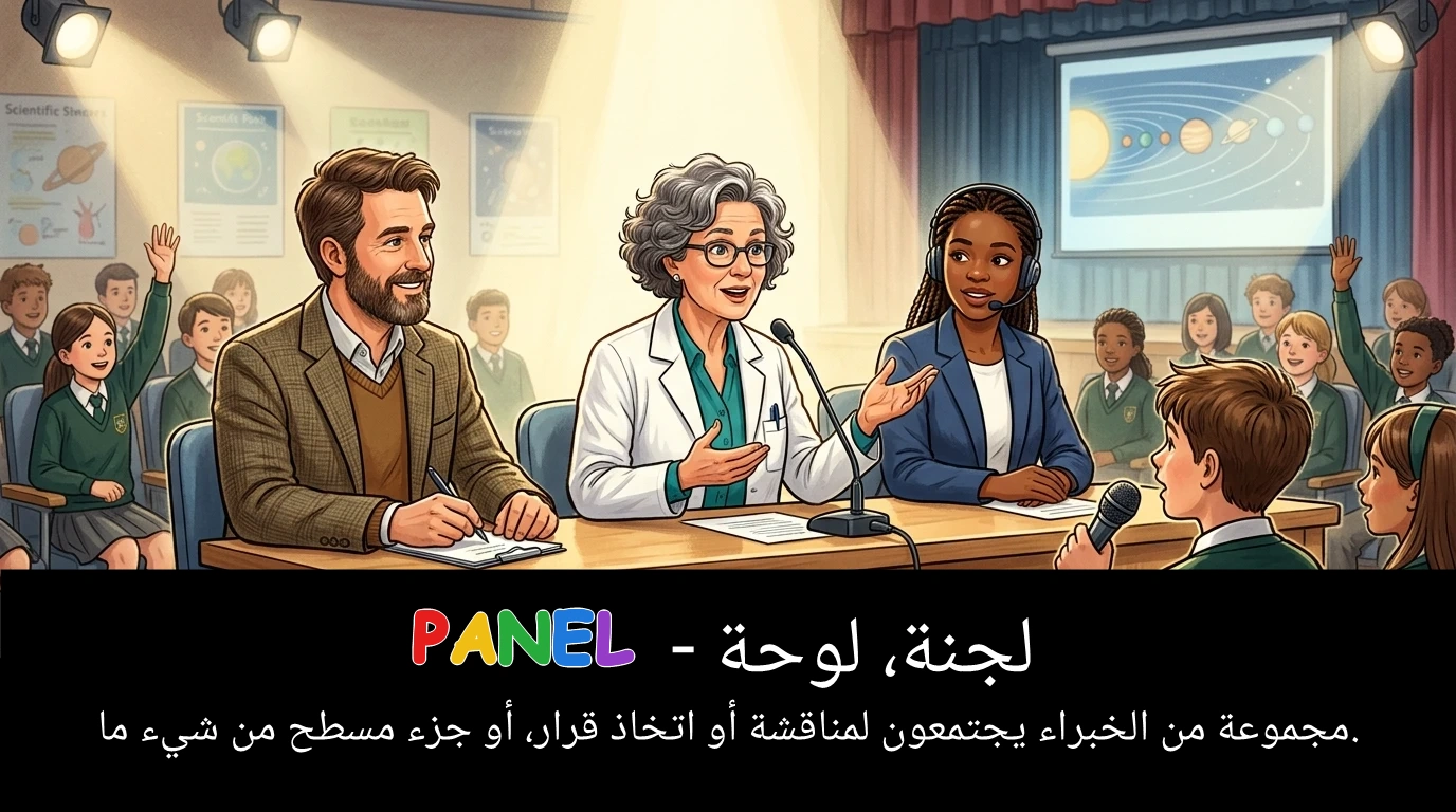 Arabic Illustration for panel